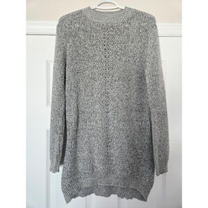 Dynamite Heather Gray Knit Sweater